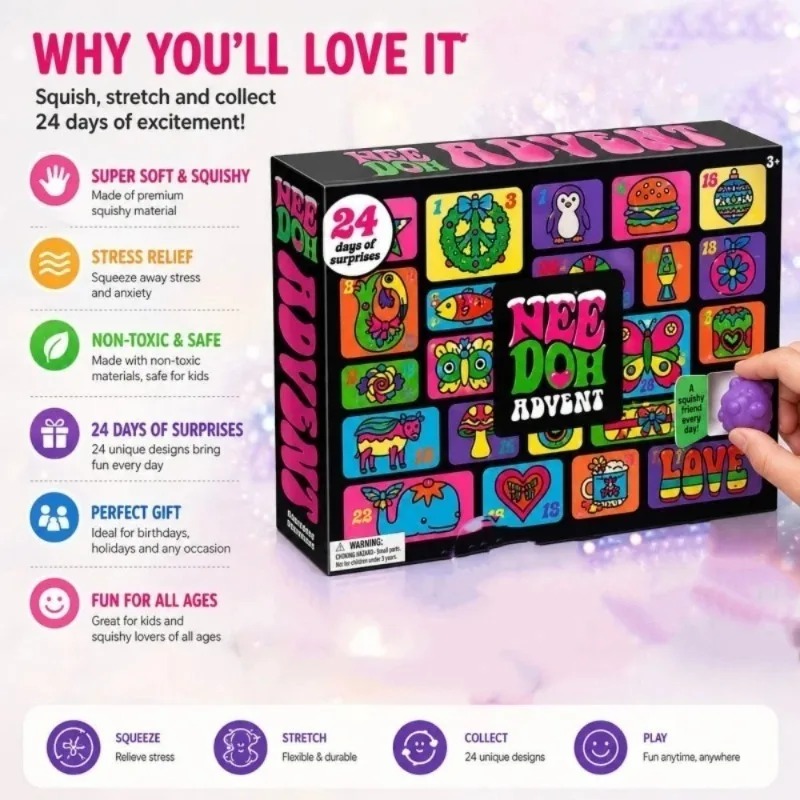 Fire Starter Cube - *_ Verrassings Squishy Blind Box Needoh