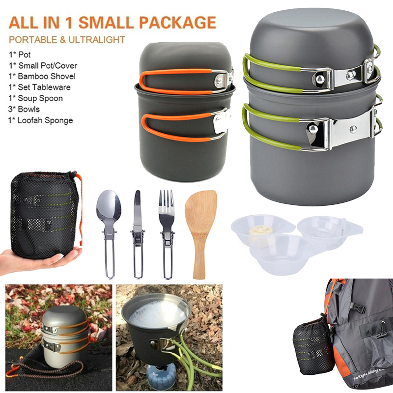 Camping Cooking Kitchen Set - Nieuwe Camping Pot Draagbare Outdoor Set