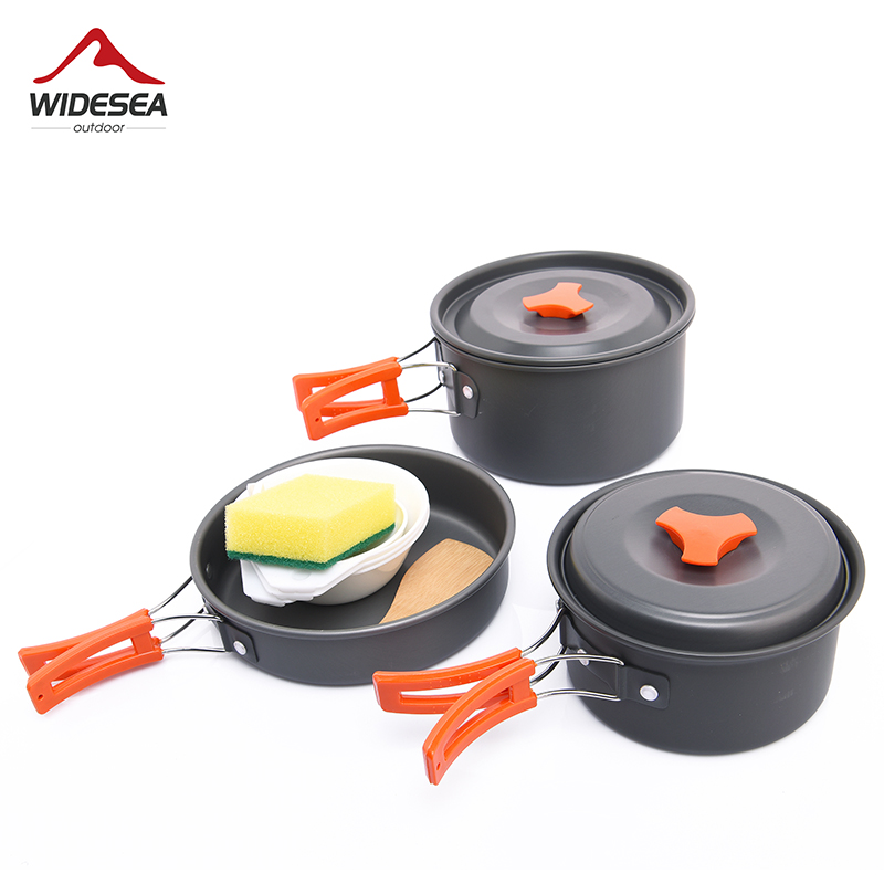 Camping Cooking Kitchen Set - Widea Camping Outdoor Kookgerei Servies Serviesgoed