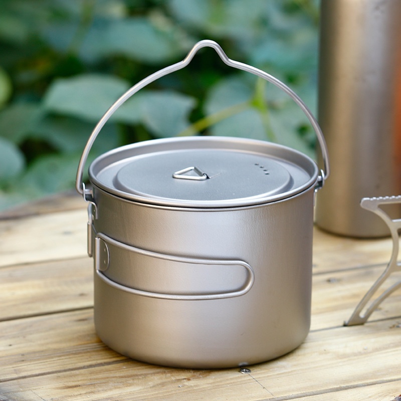 Camping Cooking Pot Large - Hangende soeppan voor buiten, grote capaciteit,
