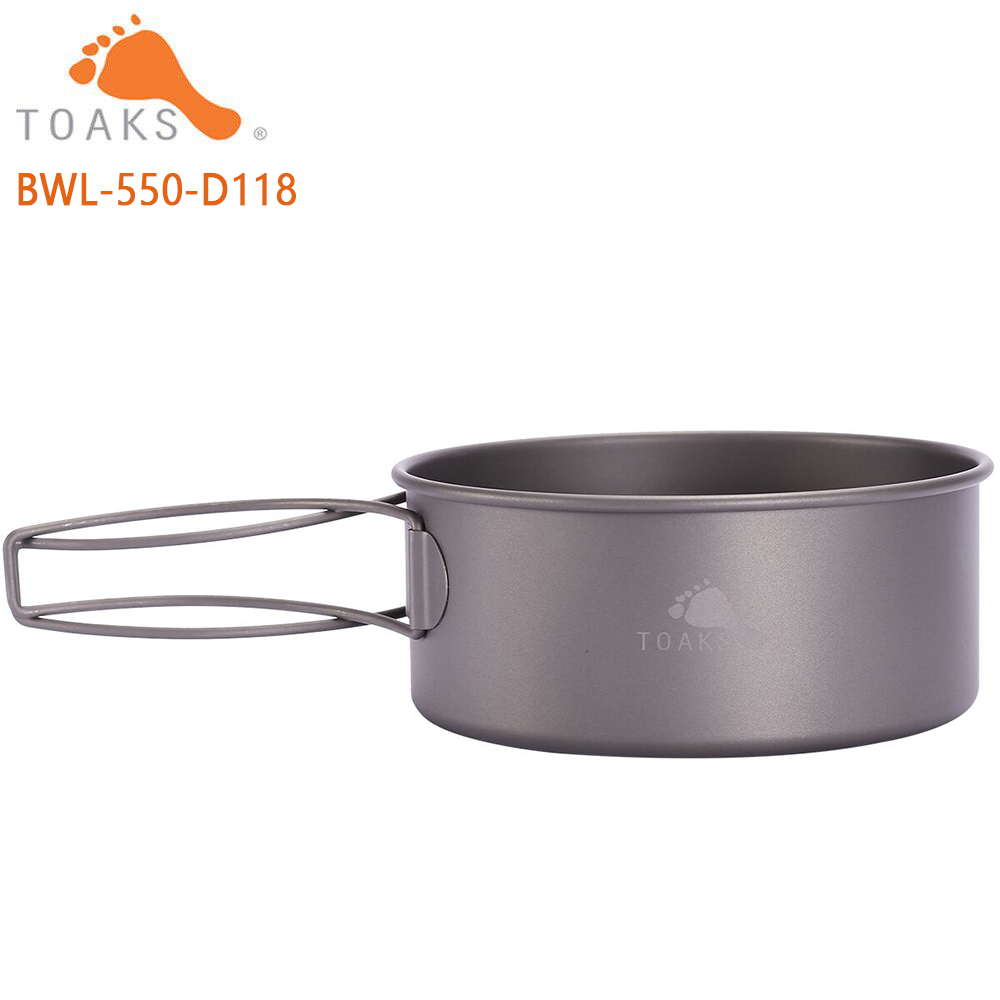 Toaks BWL-550 Camping Titanium - Camping Cooking Bowl recensie en prijs