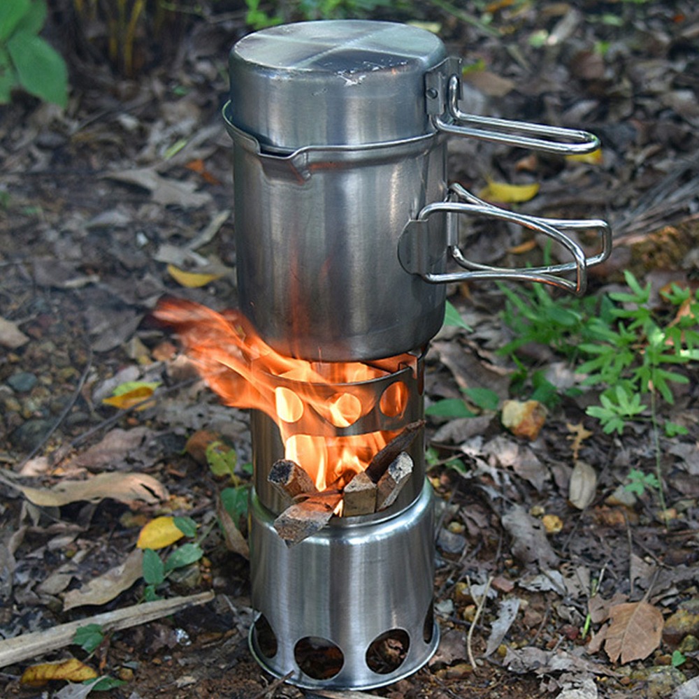 Duurzame roestvrijstalen campi - Camping Cooking Pot recensie en prijs