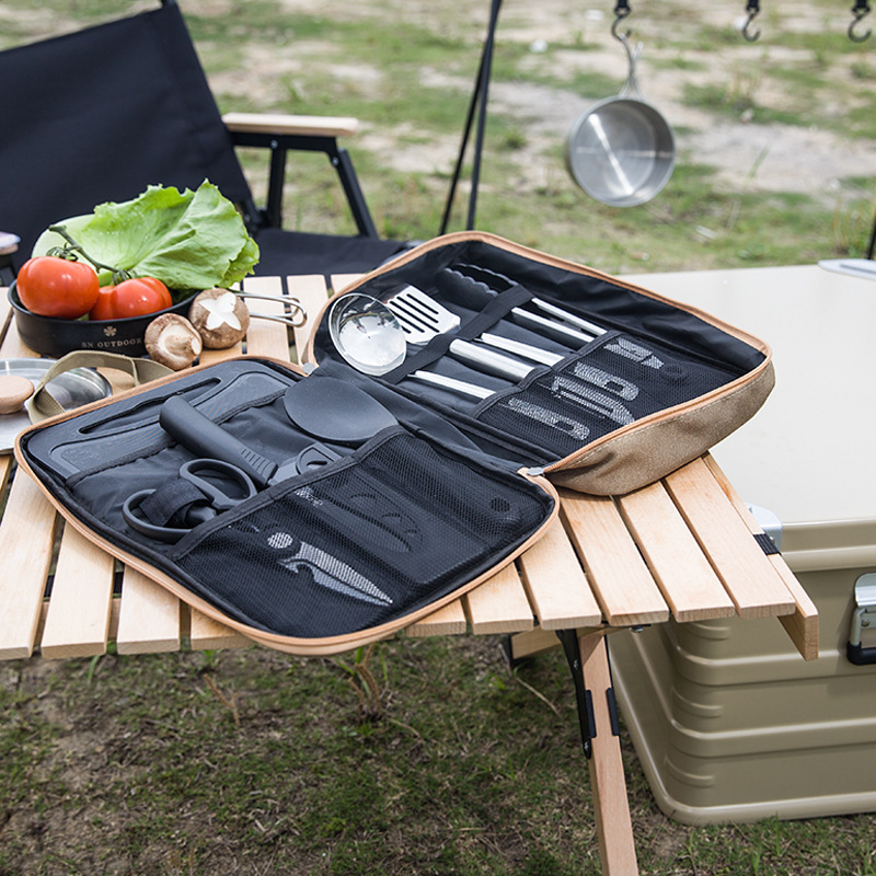 8-delige campingkeukenset met  - Camping Cooking Kitchen Set recensie en prijs