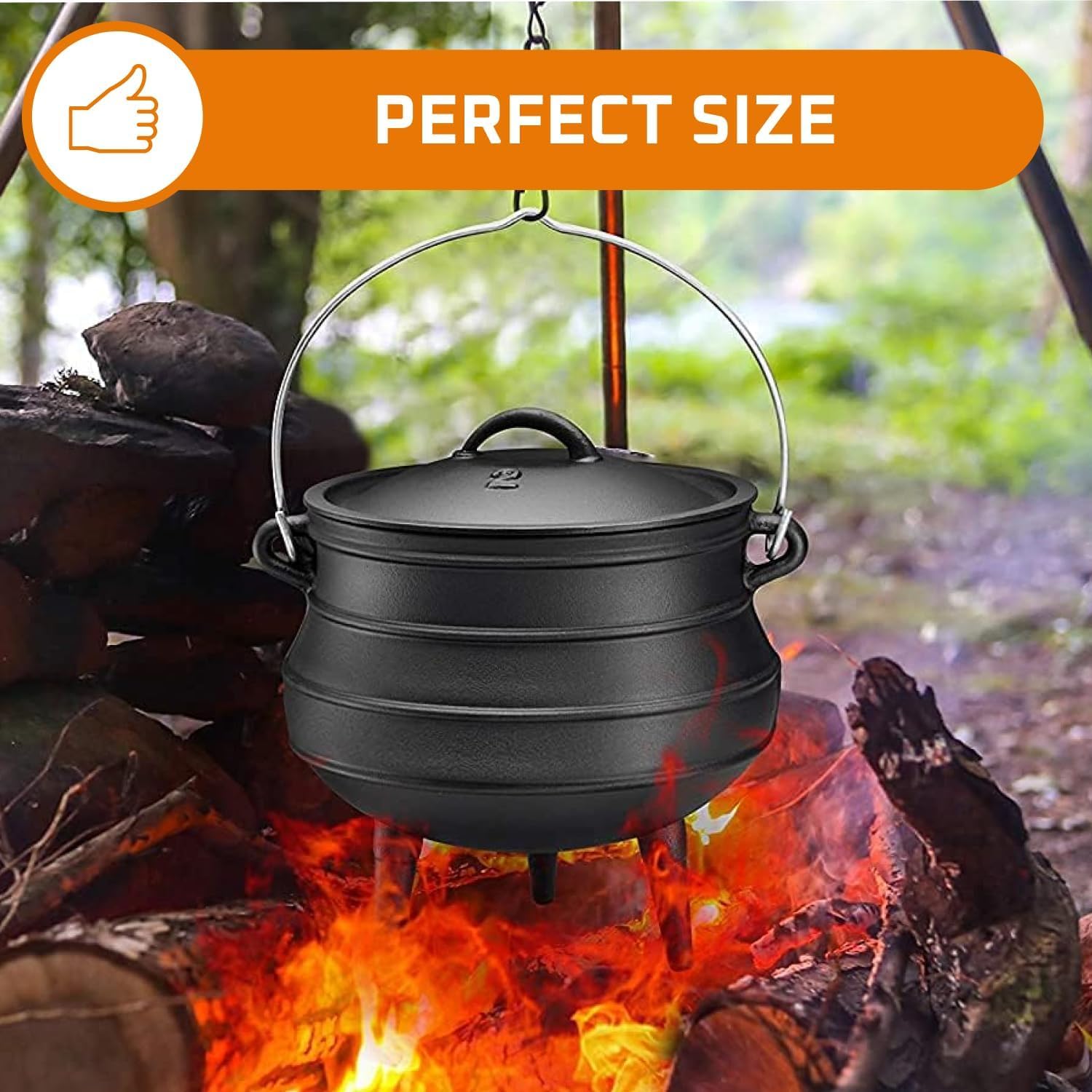 12 Liter gietijzeren Dutch Ove - Camp Dutch Oven Cast recensie en prijs