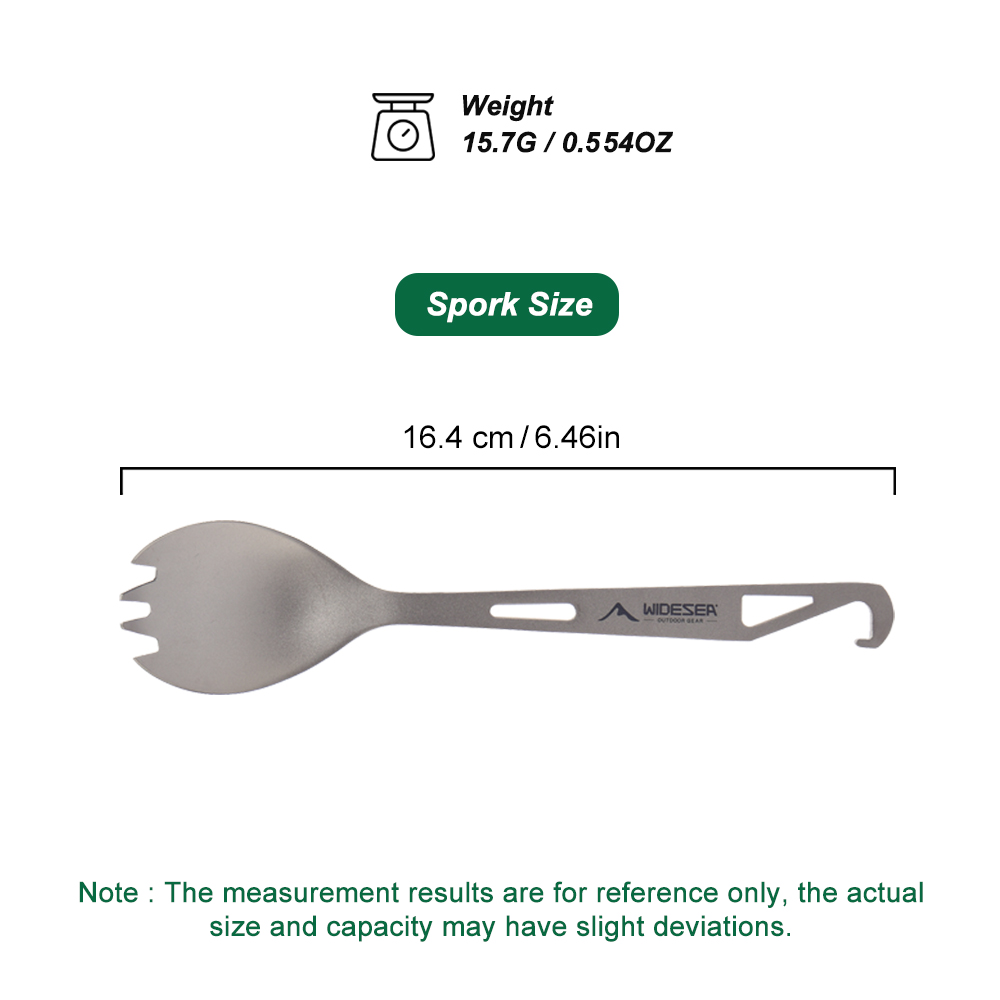 Widesea Camping Kookset Spork  - Camping Cooking Kitchen Set recensie en prijs