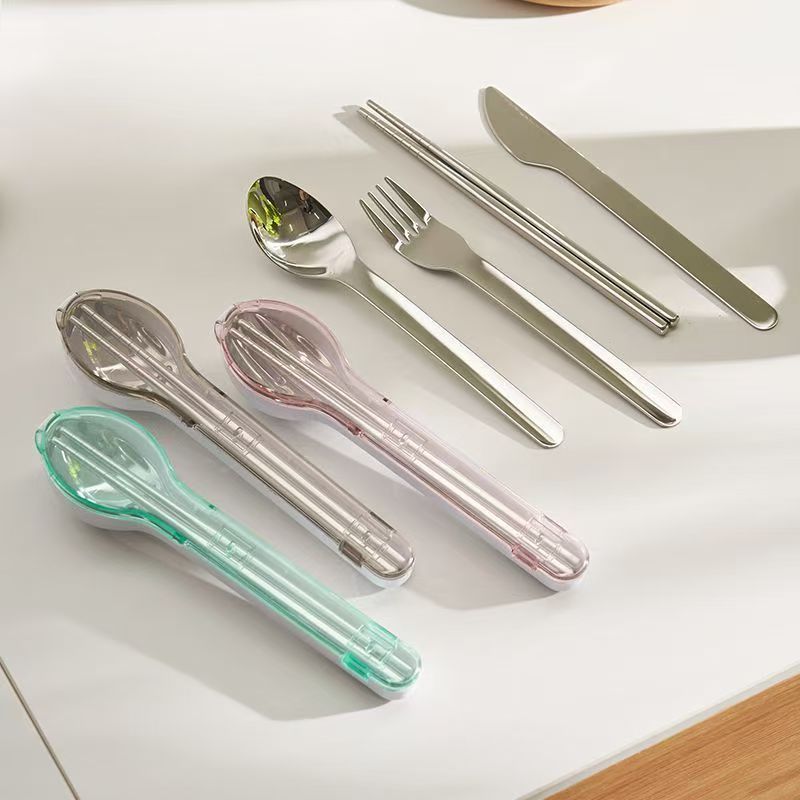 Draagbare bestekset met opberg - Camping Cooking Knife recensie en prijs