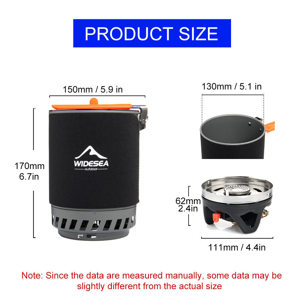 Widesea Camping Kooksysteem me - Camping Cooking Pot recensie en prijs
