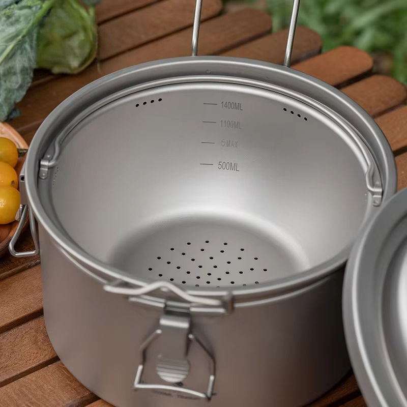 Kookpot voor buitenkamperen, s - Camping Cooking Pot Large recensie en prijs