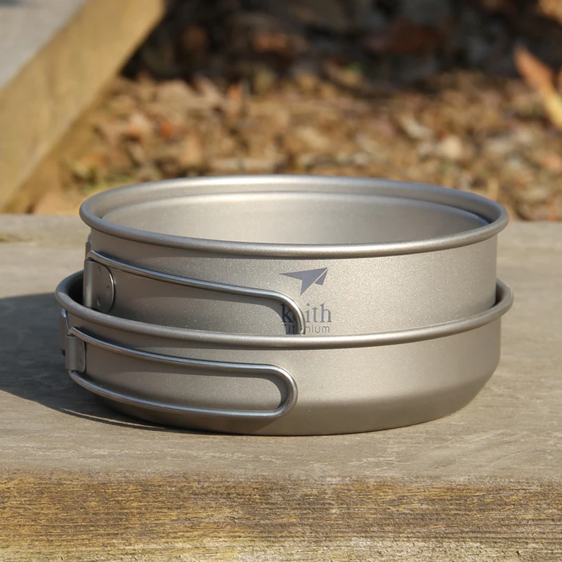 Keith 3PCS Titanium Kookgerei  - Camping Cooking Griddle recensie en prijs