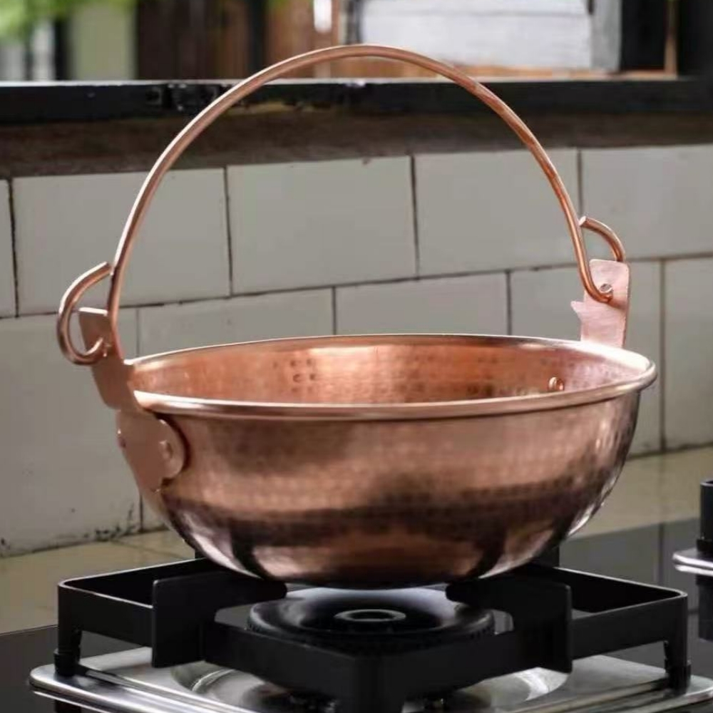 Vintage koperen hangende pot,  - Camping Cooking Pot recensie en prijs