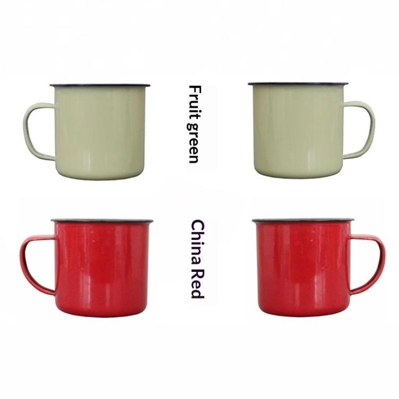 Emaille drinkbekers in meerder - Camping Cooking Pot recensie en prijs