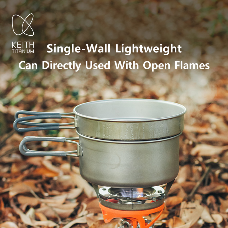 KEITH Pure Titanium 2-delige k - Camping Cooking Kitchen Set recensie en prijs