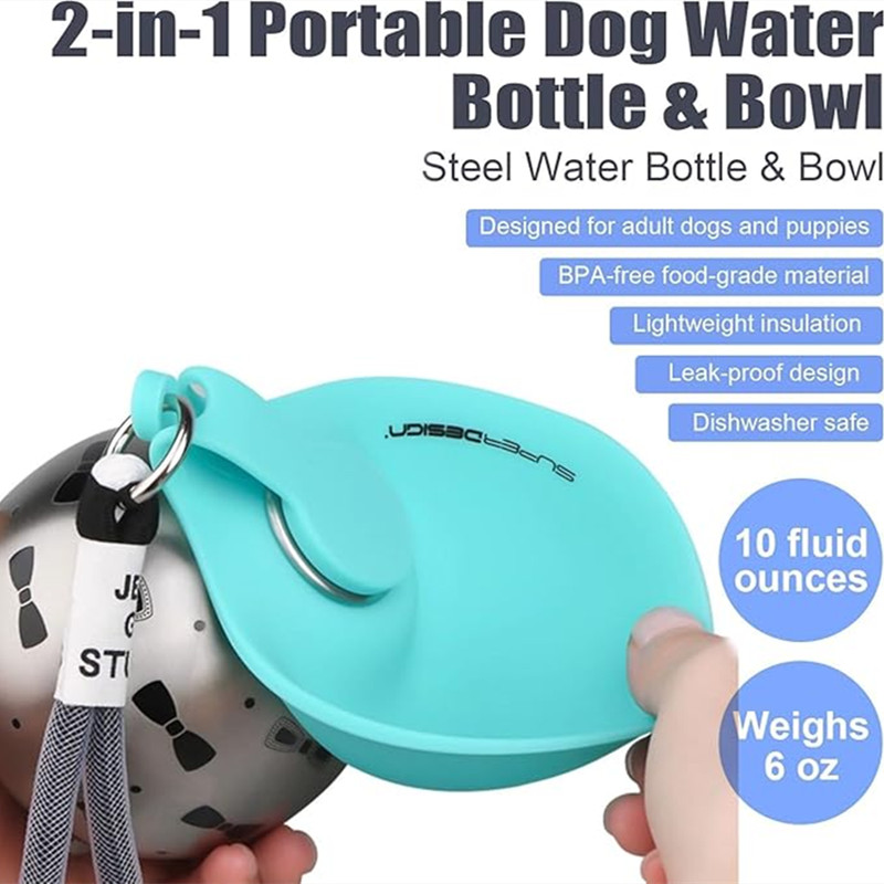 Draagbare hondenwaterfles van  - Camping Cooking Bowl recensie en prijs