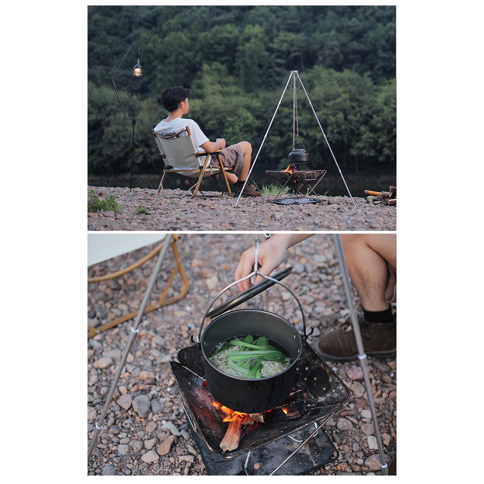 Buiten grote kampvuur-tripod,  - Camping Cooking Pot Large recensie en prijs