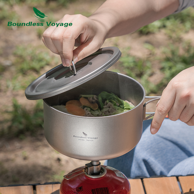 Boundless Voyage Titanium Camp - Camping Cooking Pot recensie en prijs