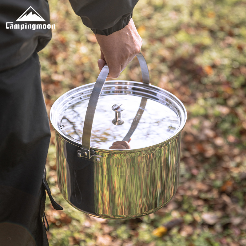 CAMPINGMOON CC-24 roestvrijsta - Camping Cooking Pot Large recensie en prijs