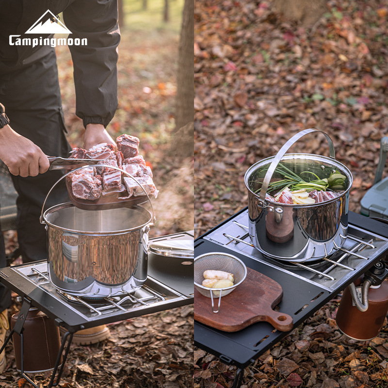 CAMPINGMOON CC-24 roestvrijsta - Camping Cooking Pot Large recensie en prijs