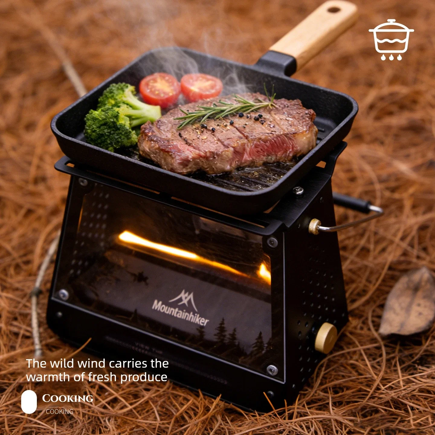 MOUNDAINHIKER Roestvrijstalen  - Campfire Cooking recensie en prijs