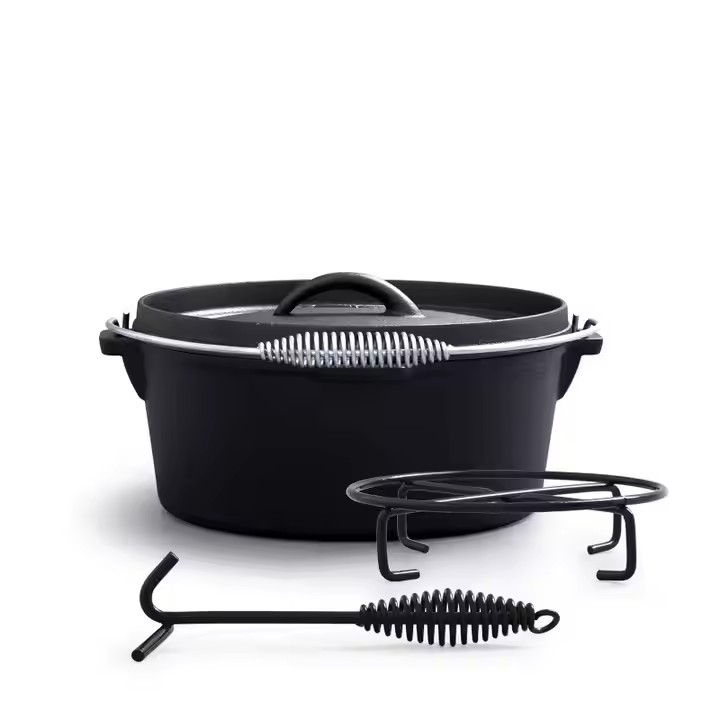 Gietijzeren Nederlandse Pot On - Camp Dutch Oven Cast recensie en prijs