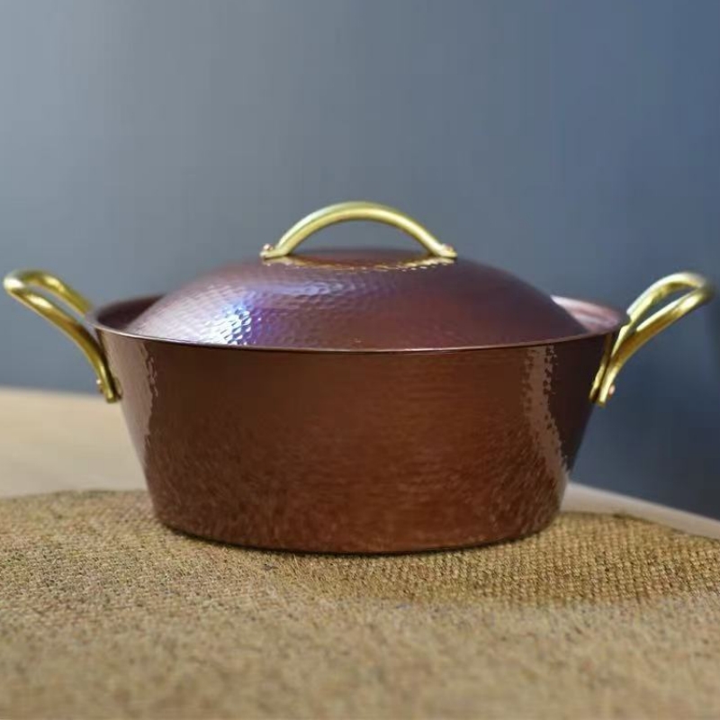 Handgemaakte vintage koperen p - Camping Cooking Pot recensie en prijs