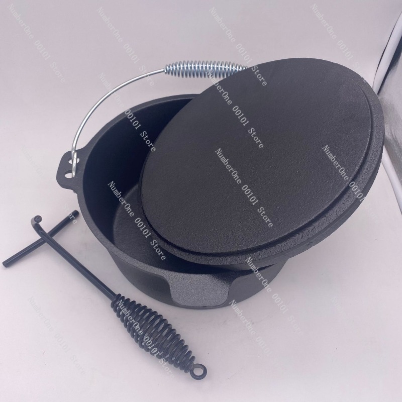 Zware gietijzeren Dutch oven 2 - Camp Dutch Oven Cast recensie en prijs