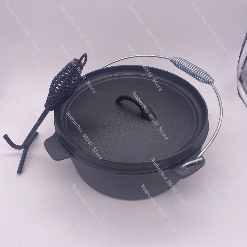 Zware gietijzeren Dutch oven 2 - Camp Dutch Oven Cast recensie en prijs